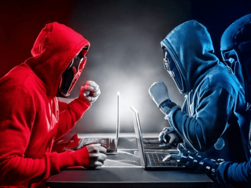 difference entre red team blue team