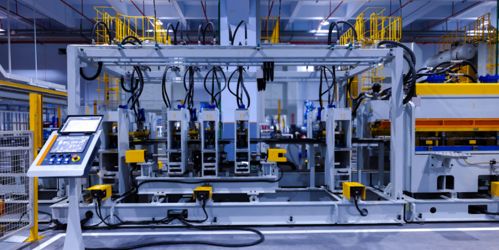 Image de machines en industrie 4.0