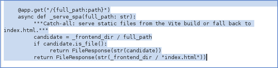 Source code vulnérable to LFI.